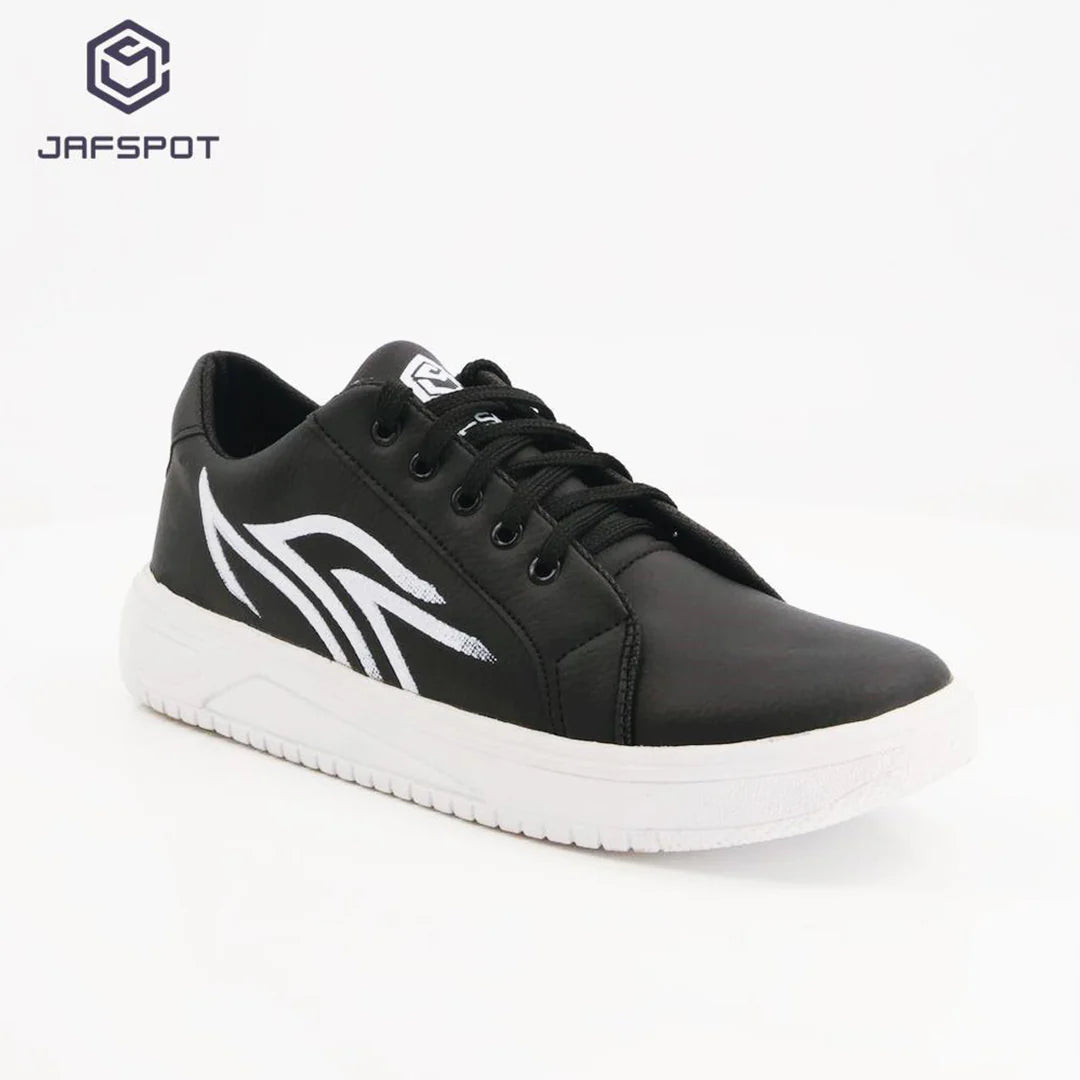 JAFSPOT Black Sports Sneakers – Built for Style & Comfort